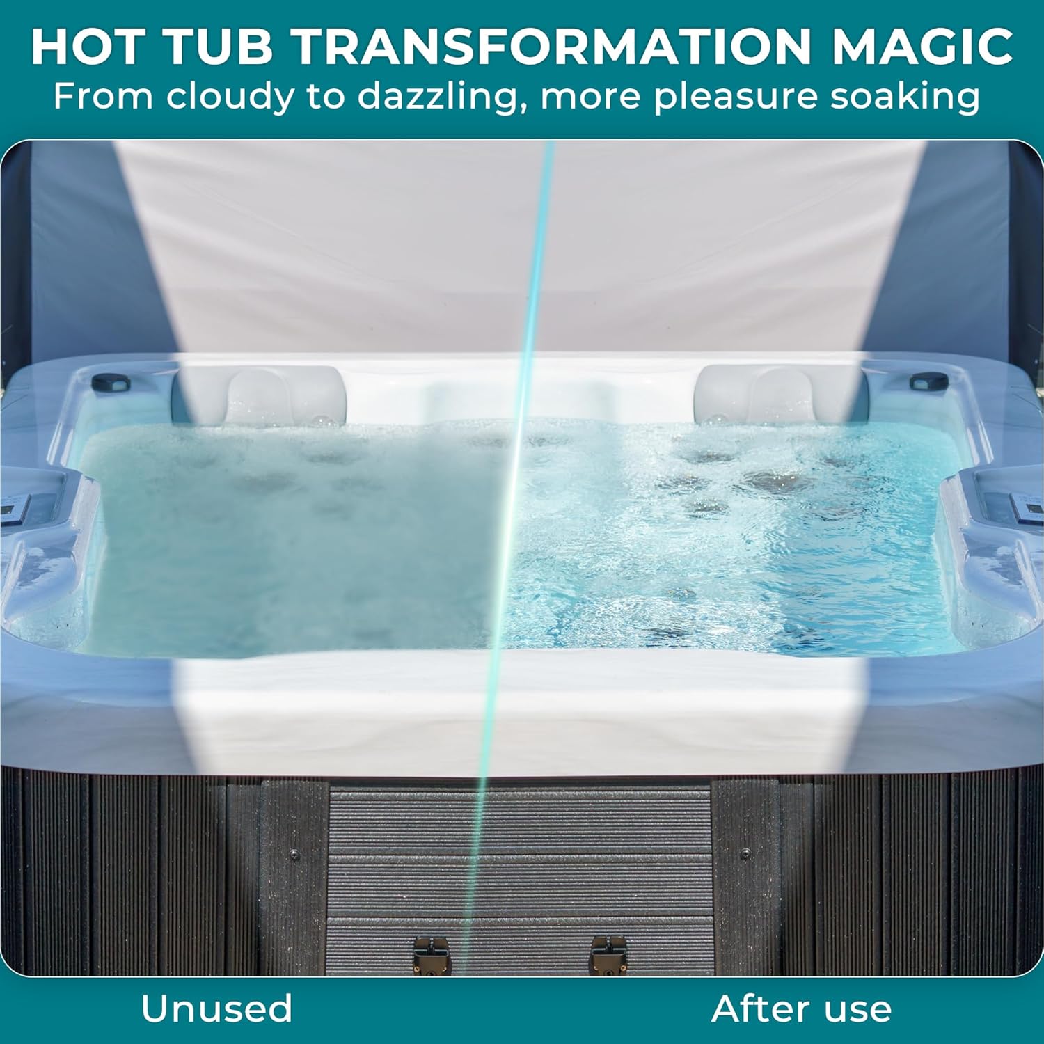 hot tub transformation magic