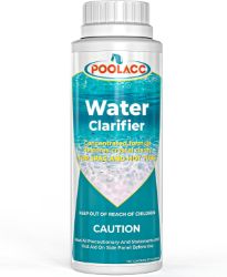Picture of 32 oz-POOLACC Water Clarifier for Spa Hot Tub or Pool- Clears Cloudy Water, Improves Filter Efficiency, Keeps pH Balanced - Highly Concentrated Chemical Water Clarifier for All Spas, Hot Tubs & Pools